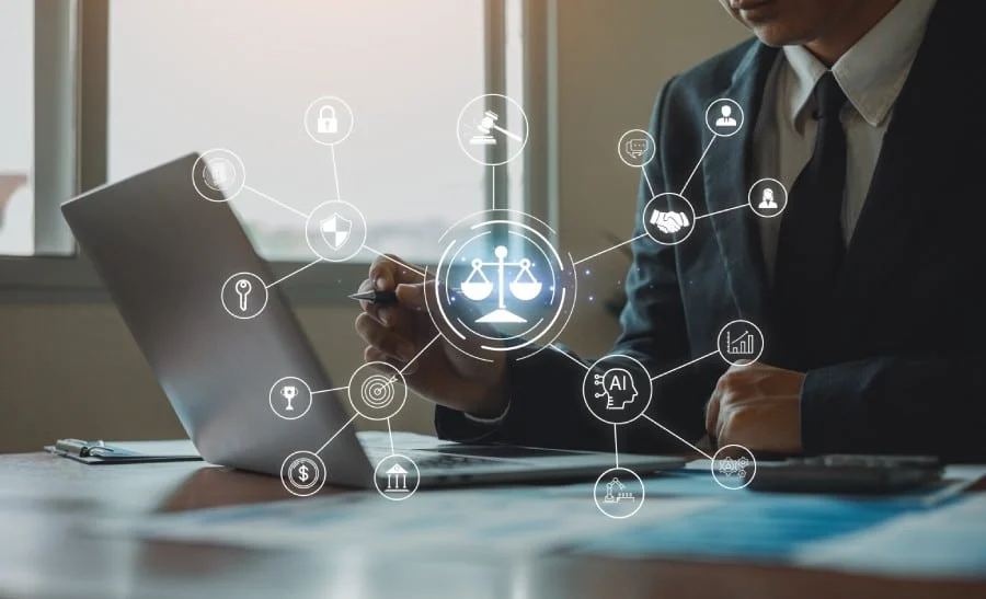 it legal services stock image