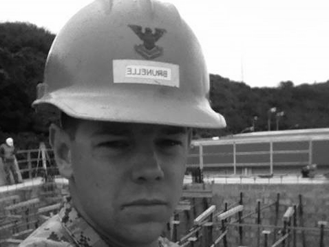 man with hardhat on