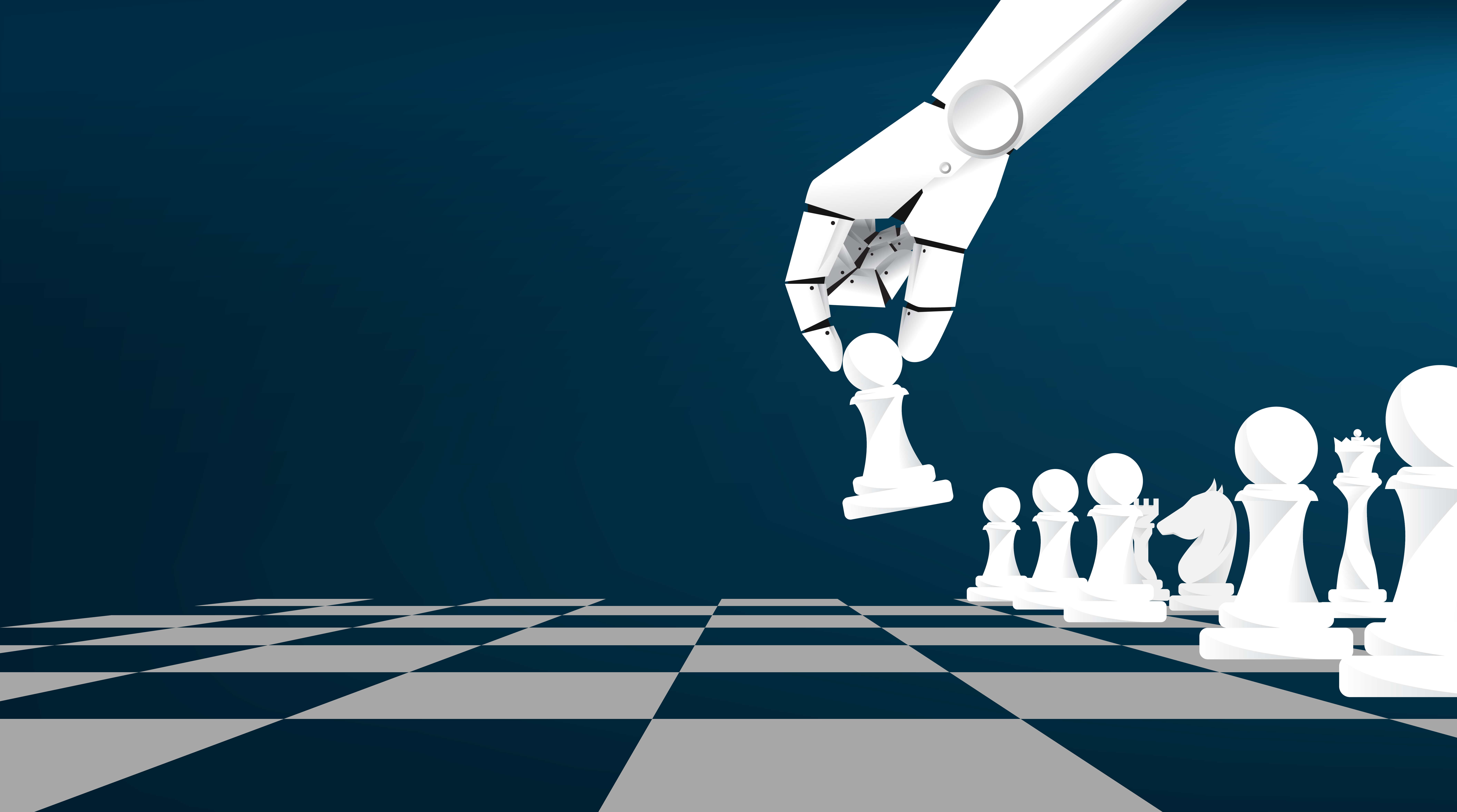 robot moving chess piece