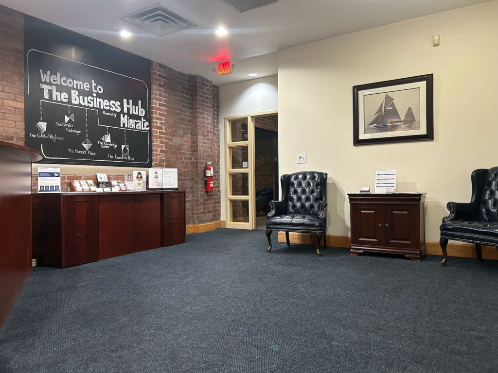 business hub lobby