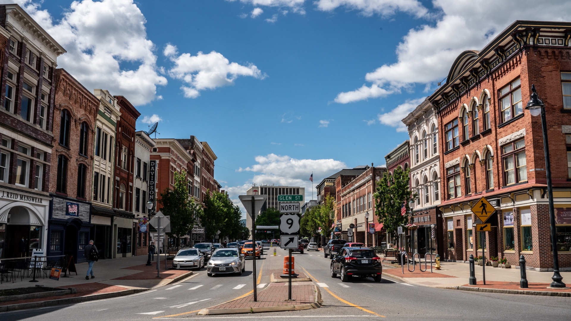 Downtown Glens Falls. Photo by Michael Nelson.