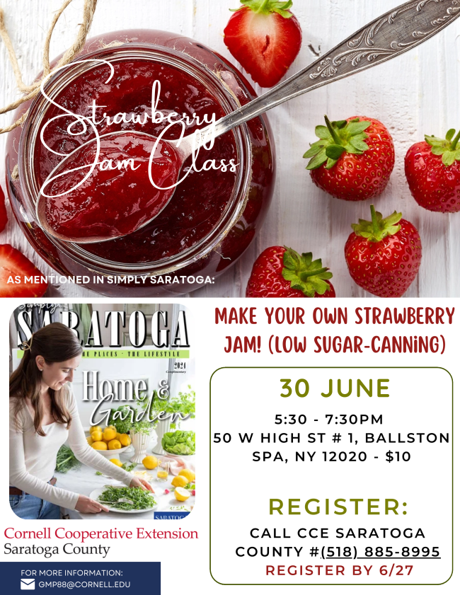 strawberry jam class instructions