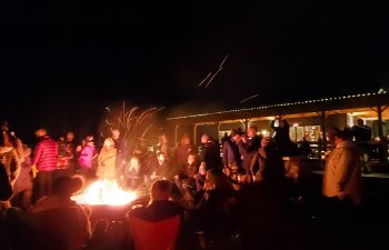 bonfire dancing grain