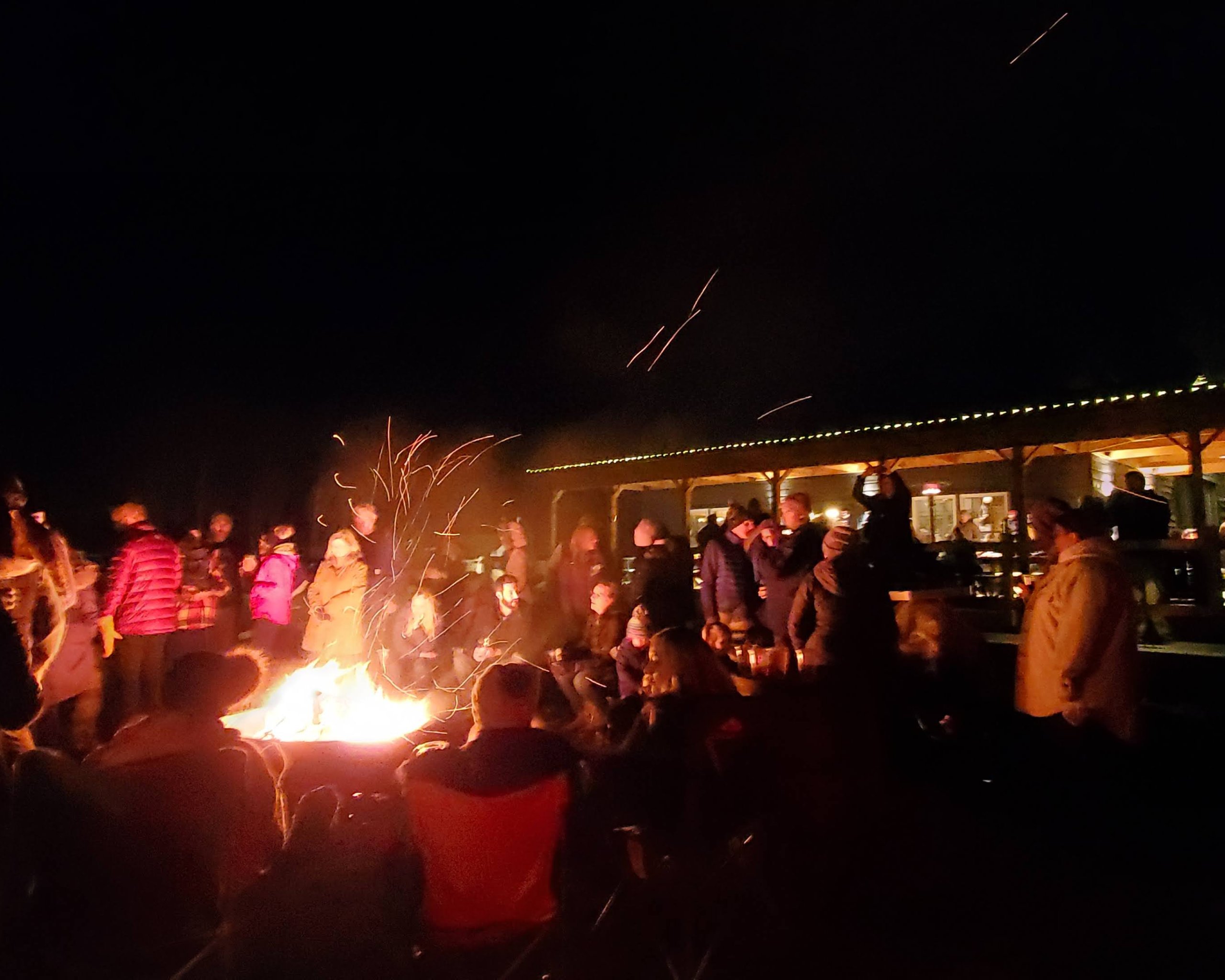bonfire dancing grain
