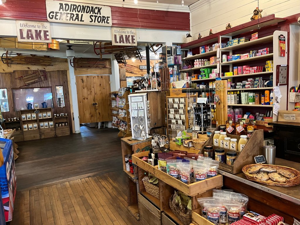 inside of the Adirondack General Store