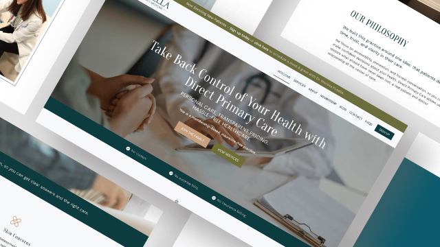 fusella website mockup