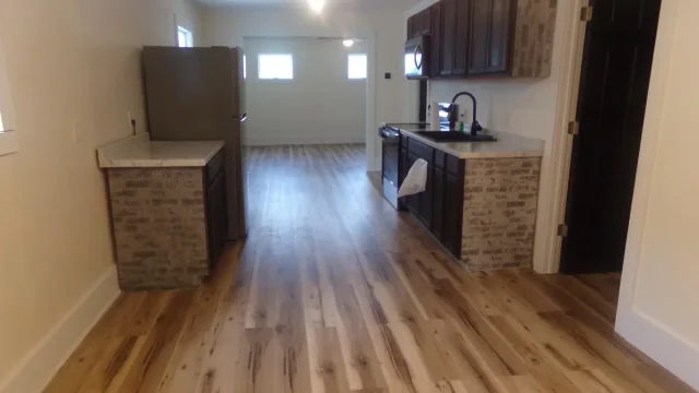 kitchen in empty house