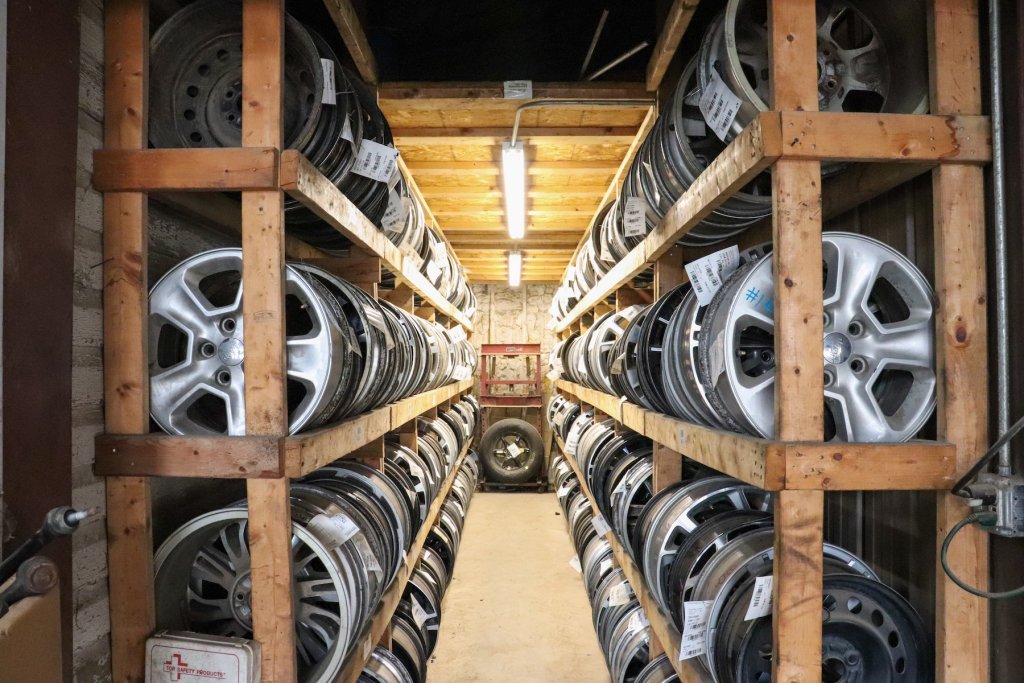 walls of tires