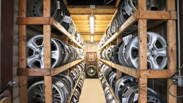 walls of tires