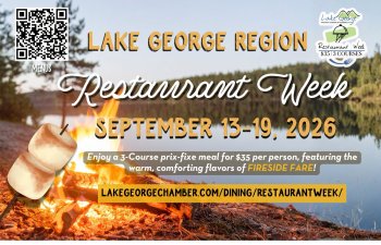 lake george restaurant week poster