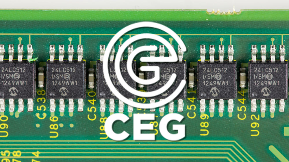 ceg logo over semiconductor