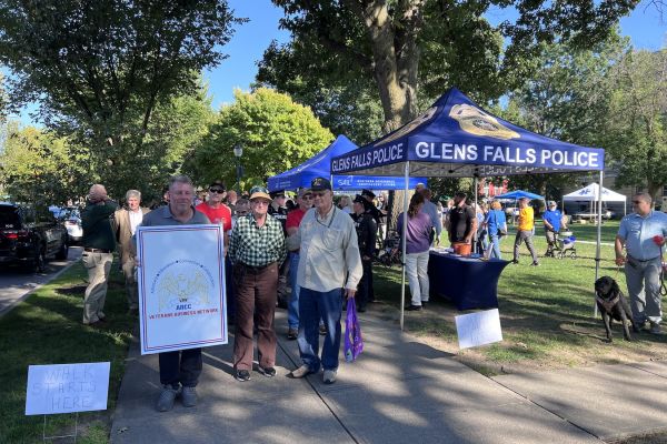 veterans walk